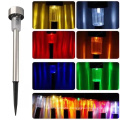 10pcs Waterproof LED Solar Lawn Lamp Garden Pathway Yard Bollard Light Stick Solar Street Lamp Garden Decoration